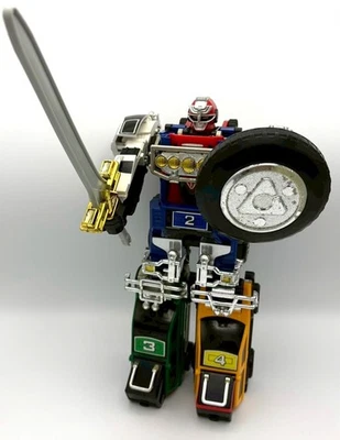 Casa rodante Power Rangers Turbo Carranger DX ROBO MEGAZORD Turbo Megazord Bandai Foto 1 de 4