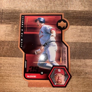 1999 Upper Deck View to Thrill #v23 Double /2000 Mark McGwire Cardinals Die Cut - Picture 1 of 2