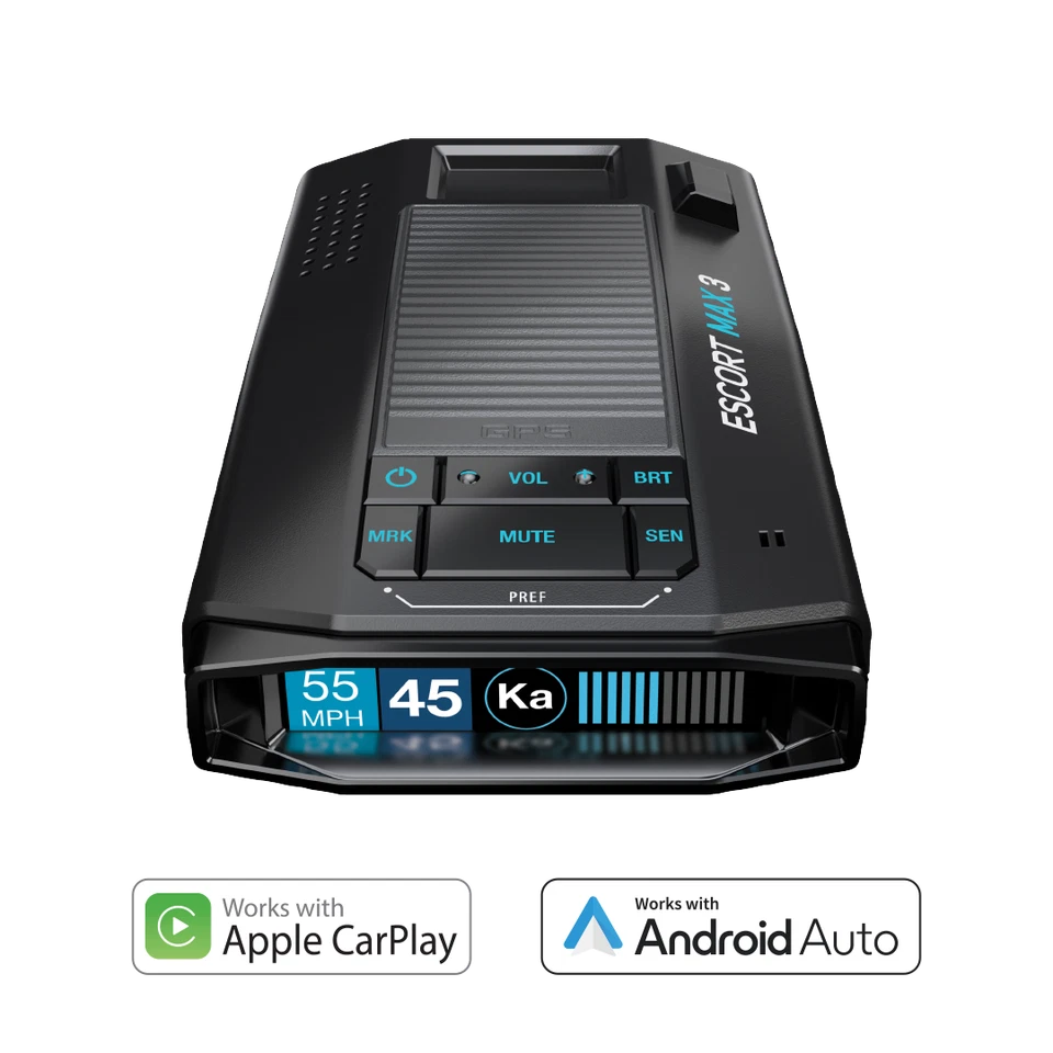 Escort Max 3 Laser Radar Detector Enhanced Range Bluetooth Updatable M4++ IVT
