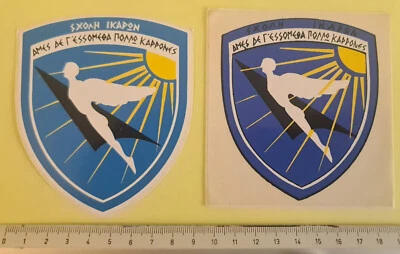 2 * Raras ® 1980 pegatinas fuerza aérea helénica Foto 1 de 2
