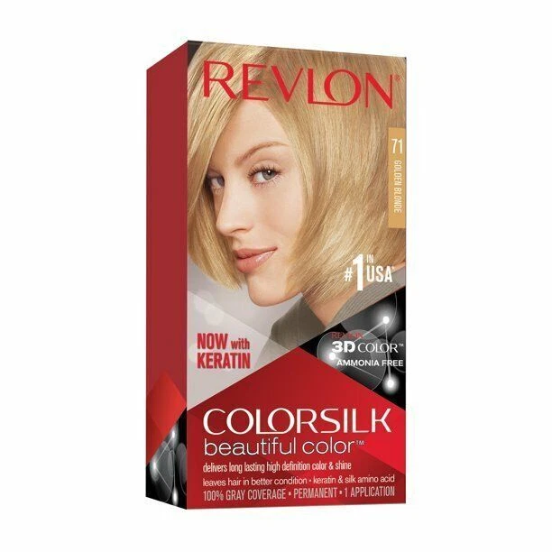 Revlon Colorsilk Permanent Hair Color - 71 Golden Blonde