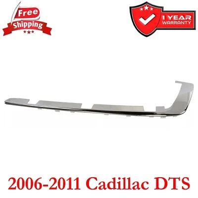 Bumper Trim For 2006-2011 Cadillac DTS Rear Left Side Chrome GM1146106 Foto 1 de 4