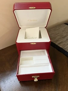 Cartier Watch Jewelry Rings/Earrings Storage Display Gift Box L - Picture 1 of 6