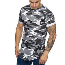 Men's T-shirt Camouflage Printed Casual Short Sleeve Round Neck Sports T Shirts
