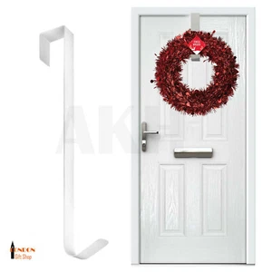 30cm Christmas Winter Wreath Door Hanger Metal Hook Xmas Decoration Reef Craft - Picture 1 of 8
