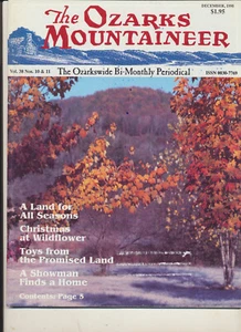 Ozarks Mountaineer Magazine December 1990 Vol 38 No 10-11 - Branson, Turkies - Bild 1 von 1