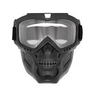 Off road motorcycle goggles glasses bike helmet Detachable skull mask goggles