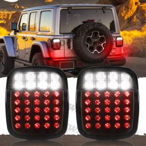 33 luces de freno traseras LED ahumadas para remolque Jeep Wrangler YJ TJ 87-06 CJ - Imagen 1 de 12