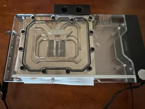 EK-Quantum Vector² FE RTX 4090 D-RGB Active Back Plate Set - Nickel + Plexi - Bild 1 von 6