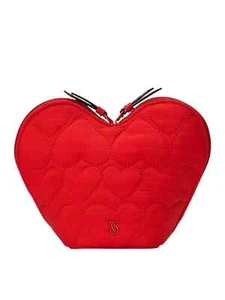 Victoria's Secret Heart ❤️ Makeup Bag Lipstick Red Limited Edition NEW Sold Out! - Picture 1 of 3