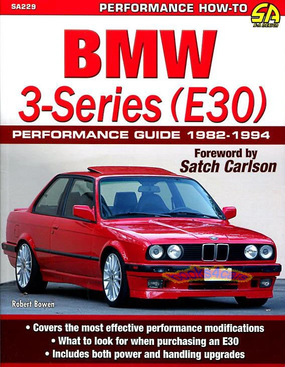 Manual De Taller BMW PERFORMANCE 3-SERIE E30 Guía Cómo Libro Bowen - Imagen 1 de 1