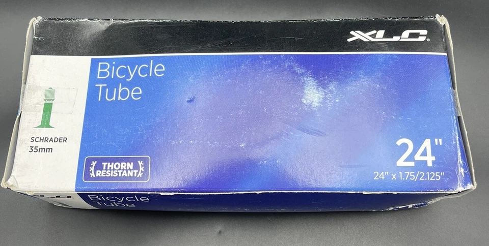 XLC Bicycle Tube 35 MM Schrader Valve 24" x 1.75/2.125" Thorn Resistant New - Image 1 of 3