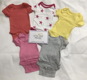 Little Star Organic onsies Size Newborn NB - Picture 1 of 1