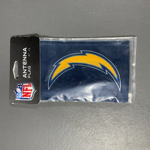 Los Angeles Chargers Antenna Banner Flag NFL Football Fabric Blue & Yellow Sport Cover