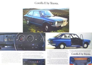 Toyota Corolla KE20 1200 E Saloon 1976-78 Original UK Sales Brochure - Picture 1 of 1