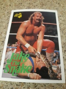 1990 Classic Wrestling Jake The Snake Roberts Card #108  WWF WWE  - Picture 1 of 1