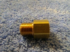 Brass Adapter 1/4" FPT x 1/4" MPT