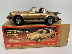 Vintage New Bright Friction Powered Porsche 911 Targa # 1627 - New in Box! - Picture 1 of 13