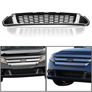 For Ford Fusion Sport 2010 11 2012 Front Lower Grille Grill&Chrome Molding Trim - Picture 1 of 20