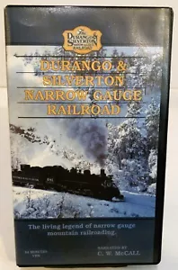 Durango & Silverton Narrow Gauge Railroad VHS C.W. McCall 1984 Rare - Imagen 1 de 4