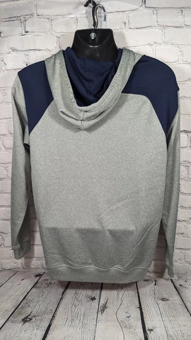 Columbus Blue Jackets Hoodie Adult Small gray blue Graphic Logo E5 Hockey Cover