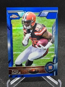 Vince Mayle 2015 Topps cromo (refractor azul) (RC) (SP/199) #168 marrones - Imagen 1 de 3