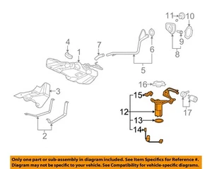 GM OEM 09-10 Cobalt Fuel System Fuel System Components-Fuel Pump Assy 19256352 - Bild 1 von 2