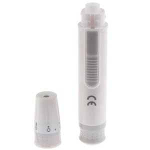 Lancet Pen Lancing Device Diabetics 5 Adjustable Depth Blood Sampling Te F3 G1 - Picture 1 of 12