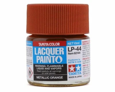 Tamiya 82144 Lacquer Paint LP-44 Metallic Orange 10ml Bottle - Image 1 of 2