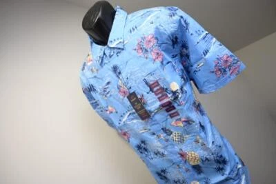 Camisa Haggar Floral Hawaiana Relajada Calce Ajustado Manga Corta Aloha Para Hombres XL NUEVA CON ETIQUETAS Foto 1 de 4