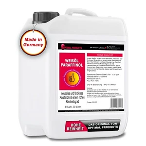 Paraffionöl / Weißöl hoher Reinheitsgrad, farblos, geruchslos 20 Liter Kanister - Bild 1 von 1