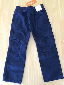 NWT Gymboree Boys Pull on Pants Cargo 4, 5, 6, 7  Navy Blue Grizzly Ridge - Picture 1 of 3
