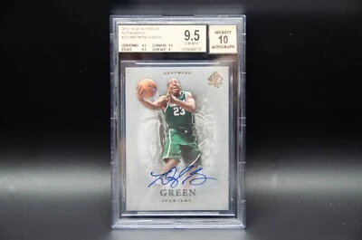 2012 SP Authentic Basketball Auto Draymond Green 33 Rookie RC Beckett 9.5 Gem 10 - Image 1 of 2