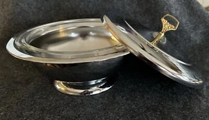Servizio piatti con coperchio KROMEX vintage anni 50 con attacco 2 qt. Ciotola PYREX MCM Alcoa - Foto 1 di 24