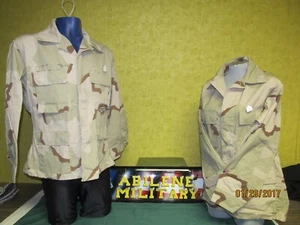 MILITARY ARMY 3 COLOR DCU DESERT SHIRT COMBAT UNIFORM RIPSTOP 50 COTTON 50 NYLO - Picture 1 of 8