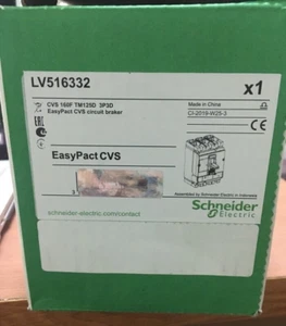 1PC- Schneider LV516332 circuit breaker EasyPact CVS160F, 36 kAat 415 VAC, 125 A - Picture 1 of 5