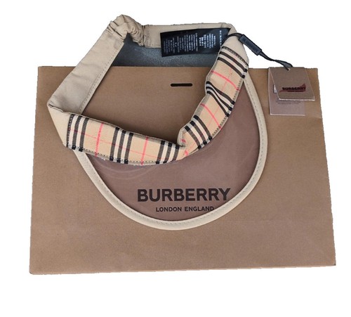Burberry Horse Check Clear Visor Billie Eilish New Sun Visor  display picture 2