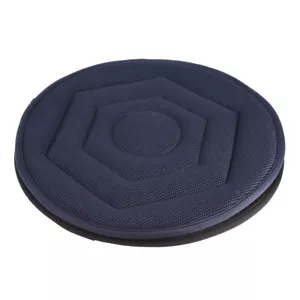 Non-slip Car Seat Revolving Rotating Cushion Memory Swivel Foam Dark Blue - Picture 1 of 12