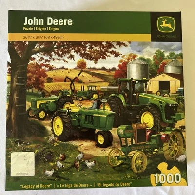 John Deere 2011 Jig Saw Puzzle "Legacy Of Deere” 1000 Pieces New - Image 1 of 4