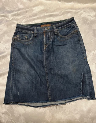 Arden B.  Mini Cut off Distressed Skirt Denim Jean Size 8 - Image 1 of 4