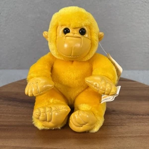First and Main Yellow Menagerie Monkey Plush Stuffed Animal Cute Stuffy - Picture 1 of 11