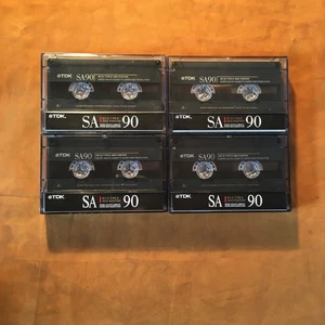 4 x TDK SA 90 Cassetten ,IEC II/High Position,guter Zustand,1990 - Picture 1 of 6