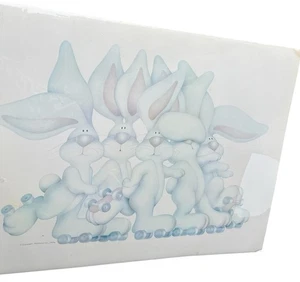 VINTAGE STEWART MOSKOWITZ THE WHITE BROTHERS DRUCK 1976 5 HASEN ROLLSCHUHLAUFEN - Bild 1 von 4