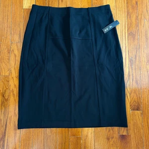 NEU Nic + Zoe Damen Gr. Medium Sarah Ponte Rock schwarz Stretch Karriere klassisch - Bild 1 von 7