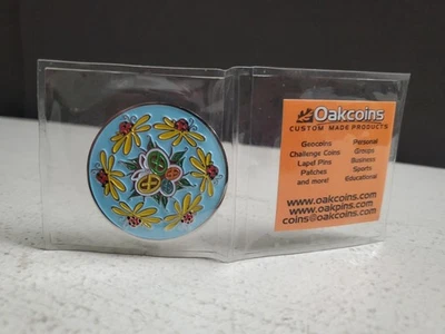 Geoswag Coin & Pin Club May 2008 Ladybug - Trackable - New Unactivated Geocoin - Image 1 of 4