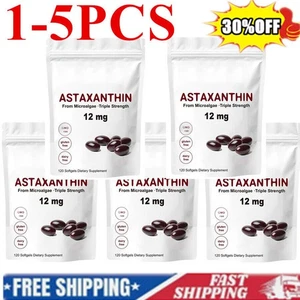 Astaxanthin Capsules 12mg High Strength Natural Astaxanthin Powder Supplements.. - Bild 1 von 17