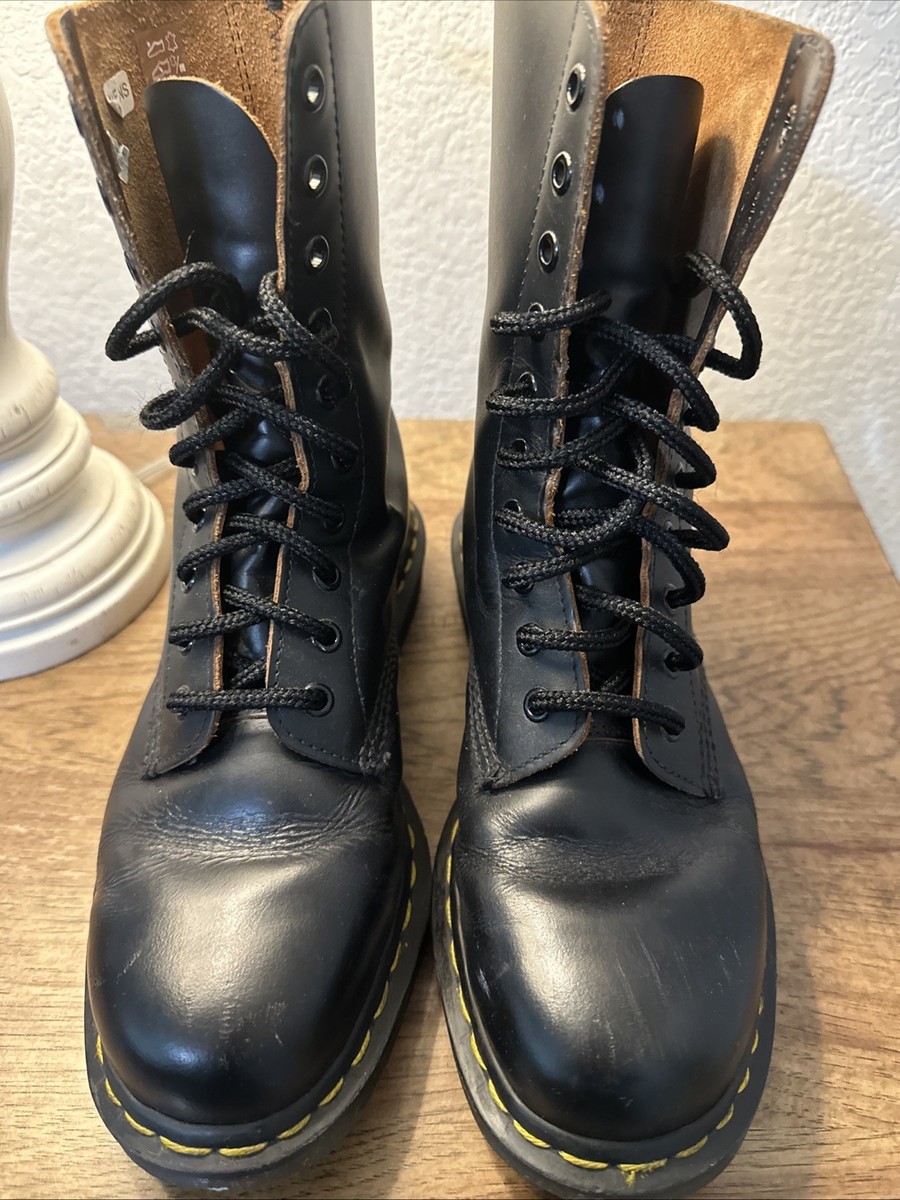 Botas Con Cordones 1460 Harness Hombre Negras Y Las Mejores