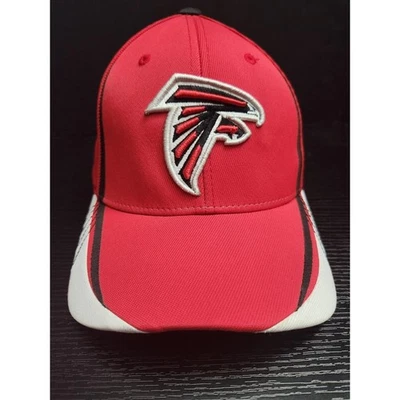 Boné Atlanta Falcons Reebok NFL equipamento em campo flexível pequeno médio vermelho - Imagem 1 de 4