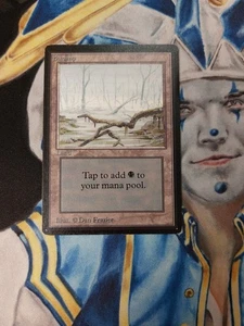 Swamp Magic The Gathering Edición Limitada Beta Common Land Moderate to Heavily Play x1 CD1 - Imagen 1 de 4