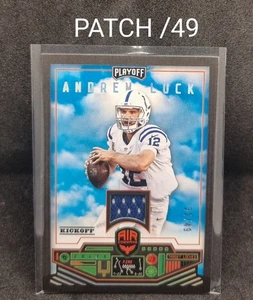 2017 PLAYOFF PATCH /49 ANDREW LUCK AIR COMMAMD #AC-AL - Picture 1 of 2